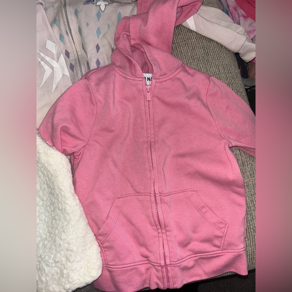 Lot of 6 zip up hoodies and vest for girls size 4 and 5 - Picture 2 of 13